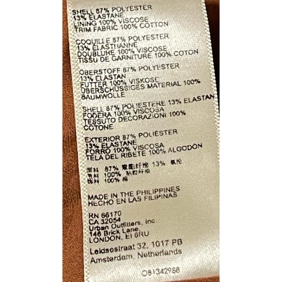 Anthropologie Pilcro Sueded Overall Skirt NWT - Size 12 - Picture 7 of 12